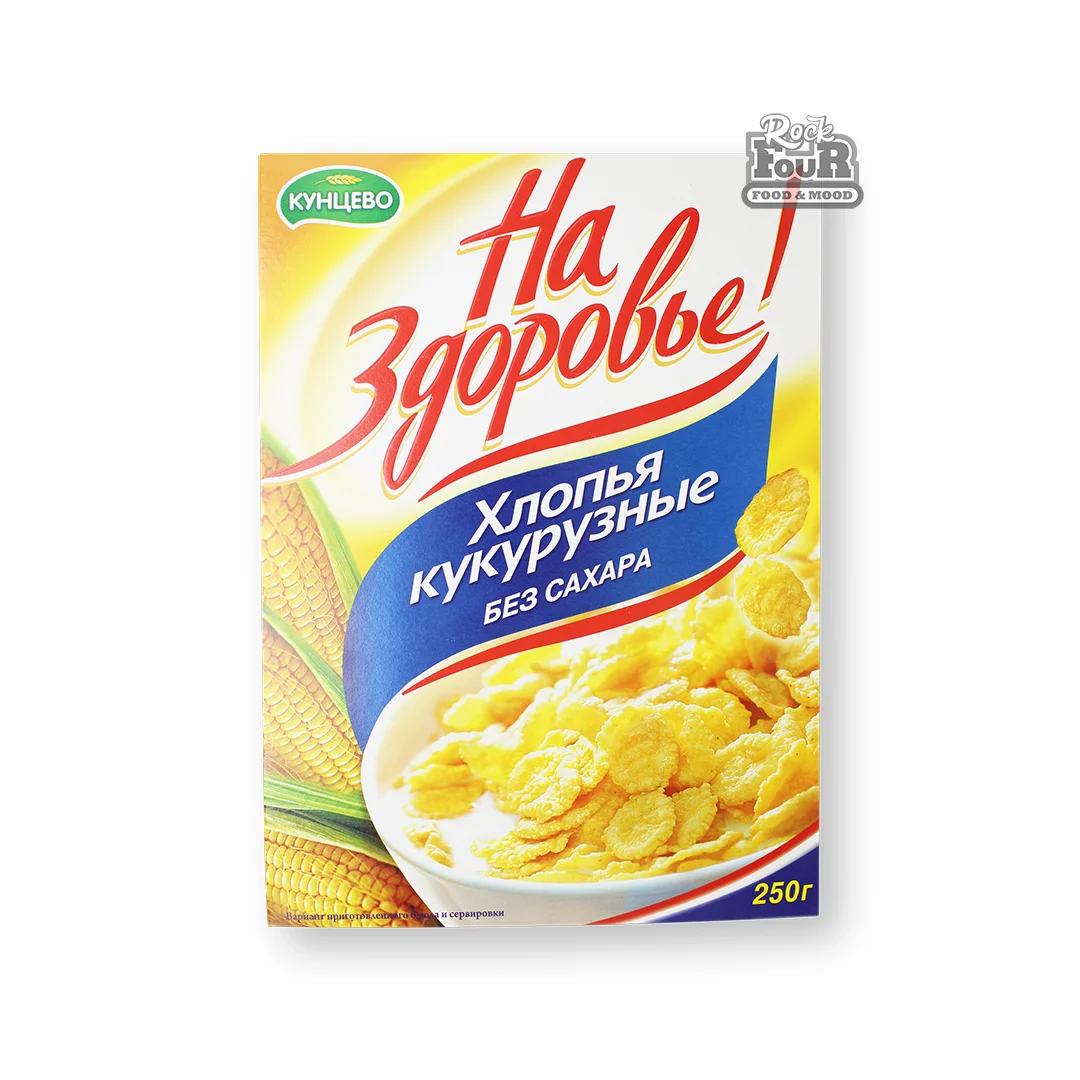Corn flakes "Kuntsevo" without sugar 250g